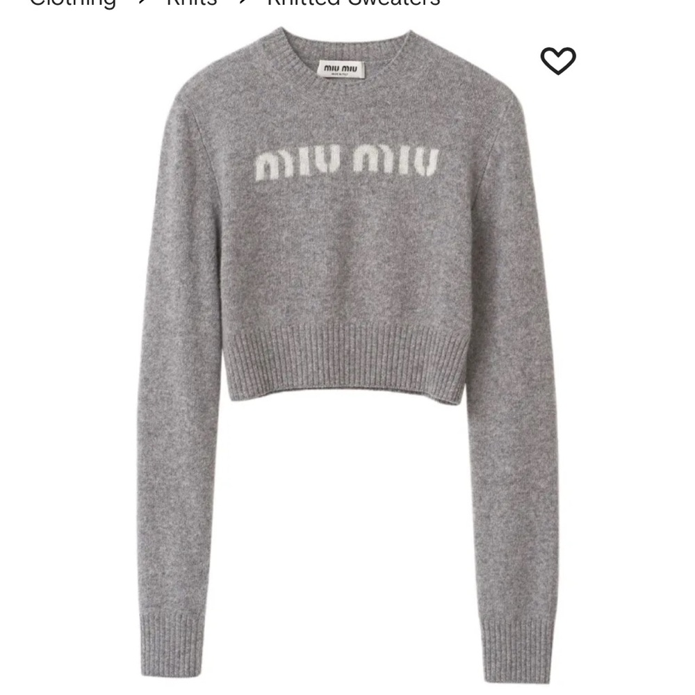 Miu Miu wool and cashmere sweater sz 38